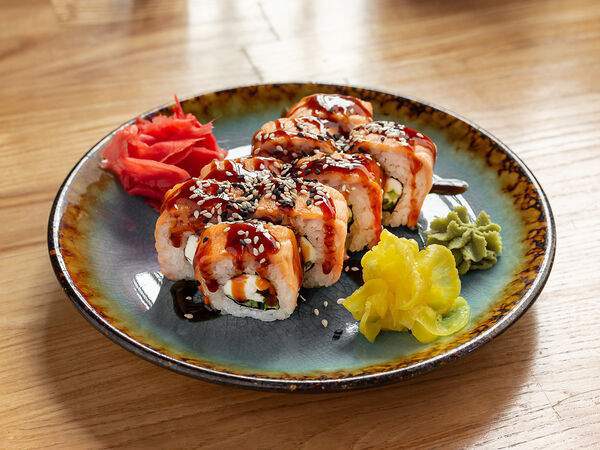 Delimeal Food Factory - Запечённый ролл Филадельфия