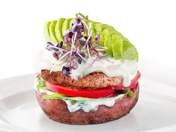 Udcкафе Upside Down Cake - Авокадо бургер