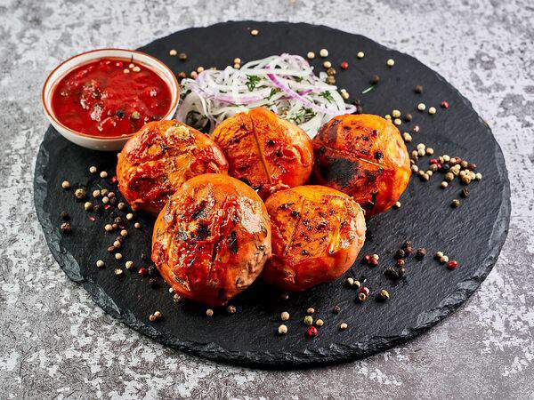 Grill House - Шампиньоны на углях