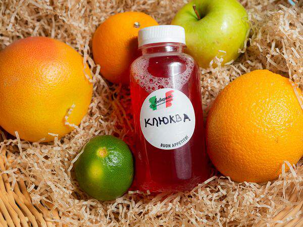 Акварель - Морс Клюквенный собственного производства