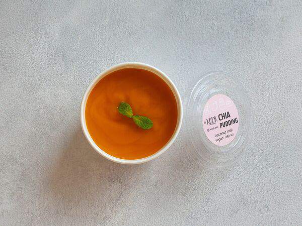 Корж - Чиа пудинг Манго