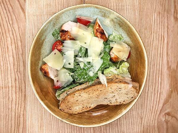 Голый Повар - Салат Цезарь с курицей