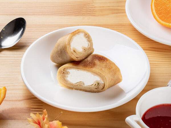 Вилка Ложка - Блин с творогом и вишней