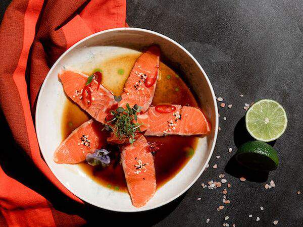 Loft Cafe - Татаки из лосося