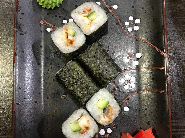 Панда - Мини-ролл с угрём