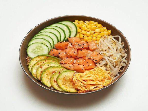 Сё и сразу - Поке с семгой