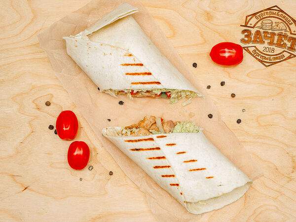 Зачёт Пицца & Бургеры - Шаурма в тортилье Xl