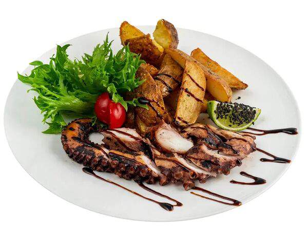 Кадриль - Осьминог на гриле с картофелем