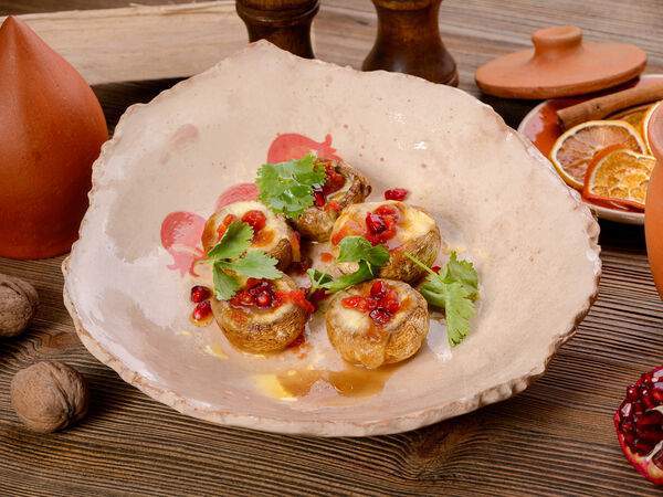 Пури-пури - Печеные шампиньоны с сыром