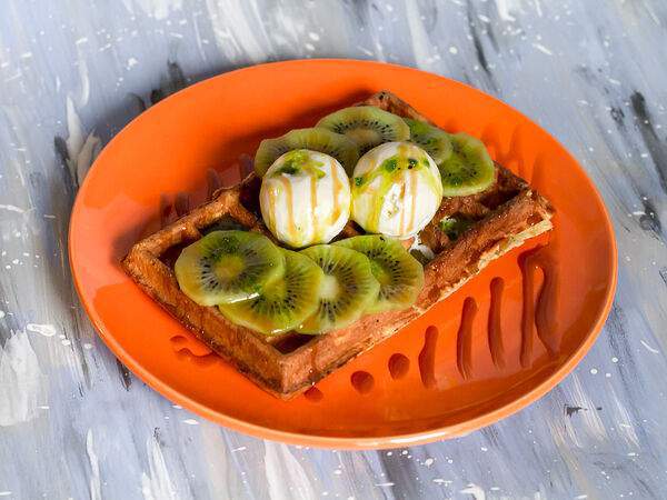 Coffee hub - Киви вафля