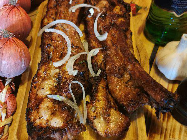 Мангале - Шашлык из свиных рёбер