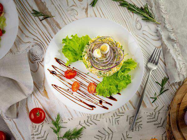 Маринад - Салат с кальмаром