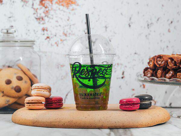 Выжималка - БаблТи яблочный лимонад с джус-боллами