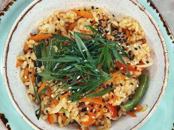 Chocolate lounge cafe - Чесночный рис