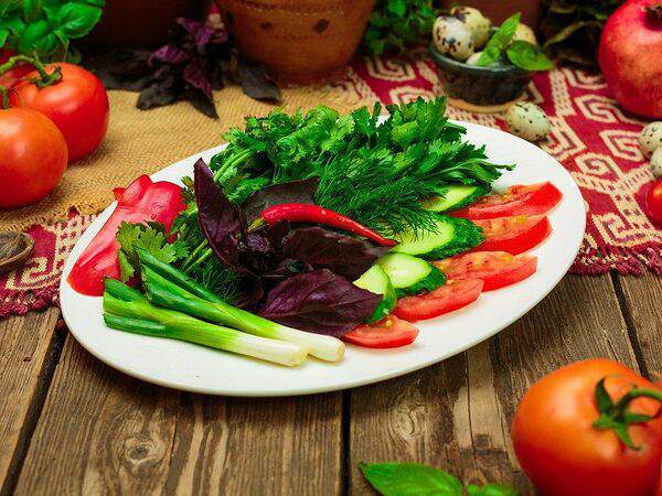 Дари  дури - Сезонные овощи и зелень