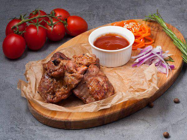 Мясо на углях - Шашлык из мякоти говядины