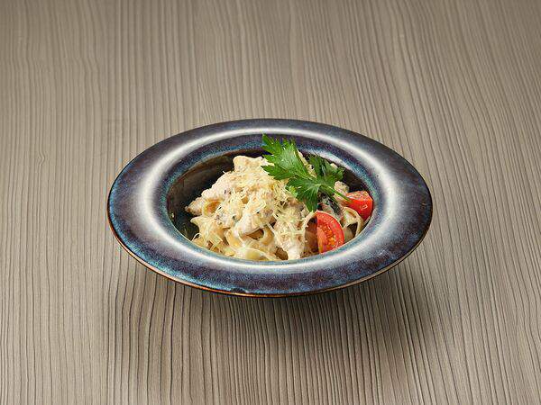 Джаст Смо - Феттуччини с грибами и курицей