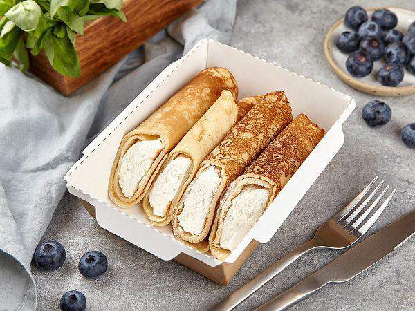 Печь & ланч - Блинчики с творогом и изюмом