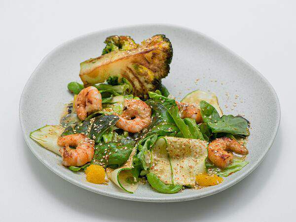 Сойка Grand - Брокколи с креветками