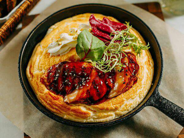 Городское кафе Дружба - Омлет Пуляр с цыплёнком Терияки