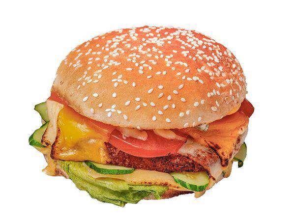 Зелёный ролл - Сырный с курицей