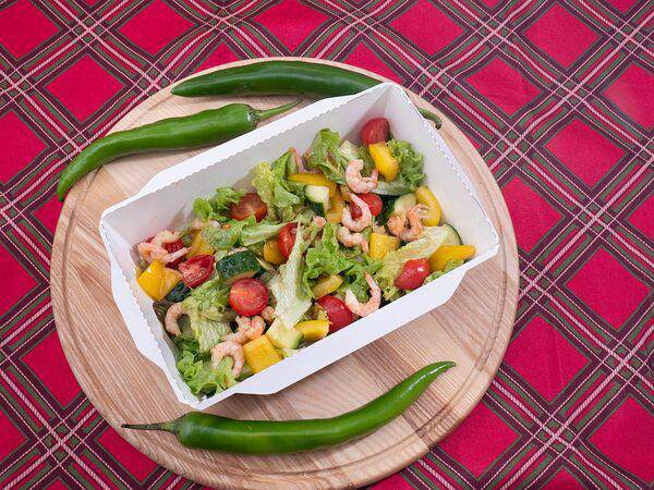 Tabasco - Салат с креветками