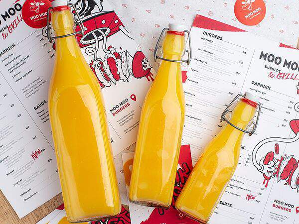 Moo Moo Burgers - Морс Апельсин