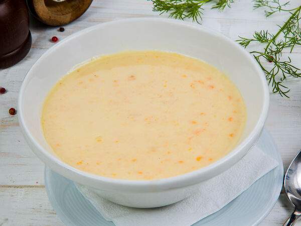 Кафе-brasserie Бригантина - Крем-суп с мидиями