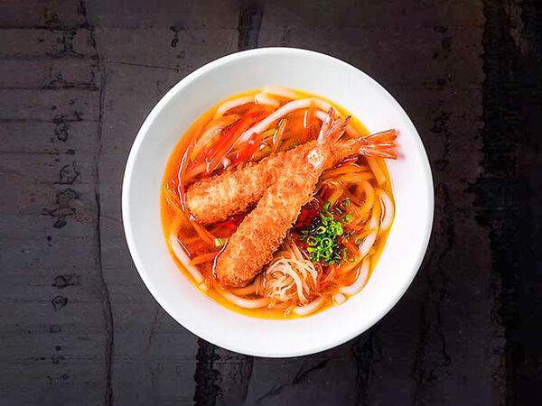 Рис - Суп Эби темпура удон