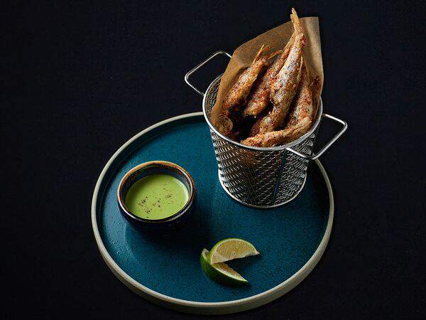 Sundali - Барабулька жареная с соусом васаби