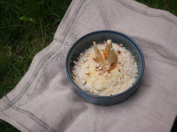 Cookushka coffee - Ризотто с грушей, миндалем и горгондзолой