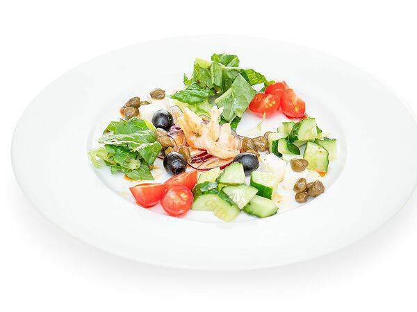 Le Noir - Греческий салат с креветкой