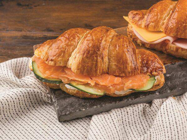 Хлебные истории - Круассан с лососем