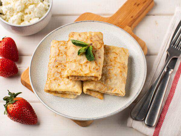 Бахетле - Блинчики с вареным сгущенным молоком