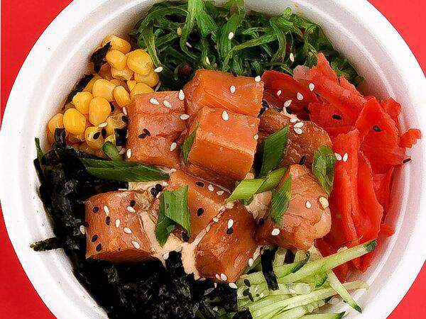 Китай город - Боул с лососем