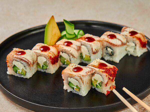 Суши муши - Ролл Филадельфия Deluxe с угрем