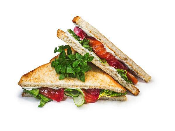 Darbar - Сэндвич с лососем Гравлакс