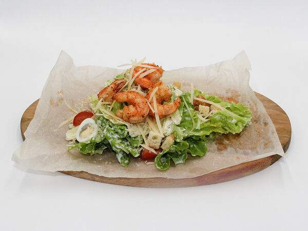 Chipollino - Салат Цезарь с креветками