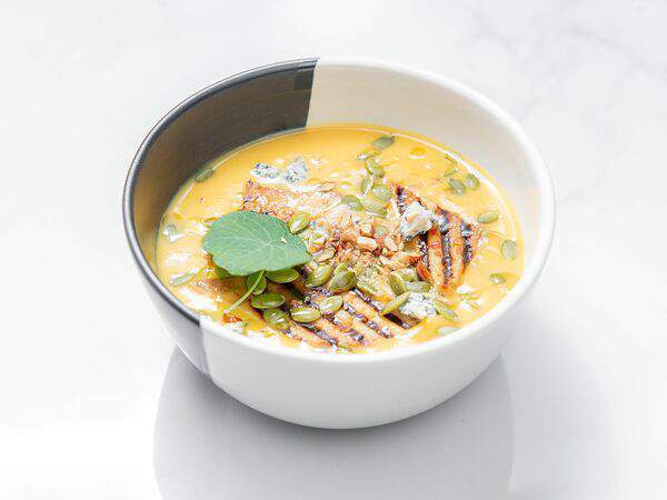 Воронка кофе и вино - Тыквенный суп