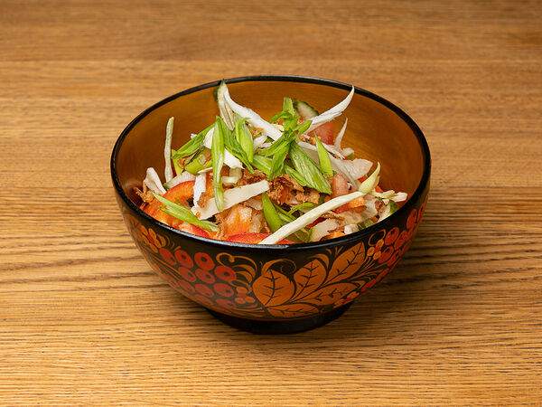 Blin.ru - Салат Овощной с заправкой из сметаны