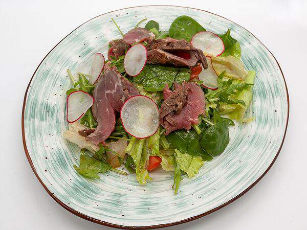 Тепло - Салат с ростбифом