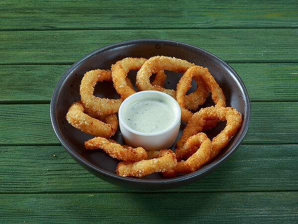 Ресторан-пивоварня Башня - Кольца кальмара в сухарях