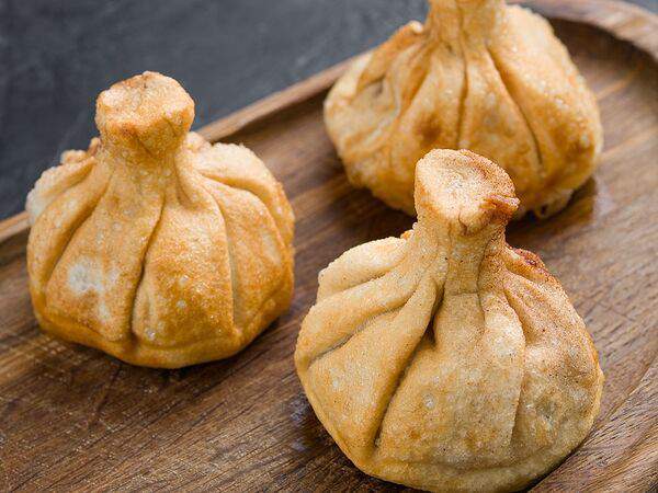 Хачапури и хинкали - Хинкали из говядины жареные