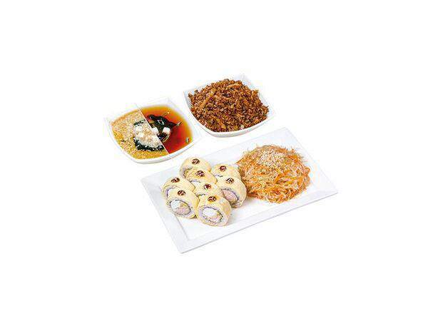 Сушиwok - Бизнес-ланч №4 с супом кимчи