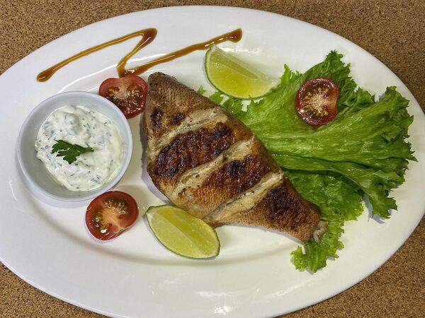 Раковаръ - Окунь красный морской запечённый с лимоном