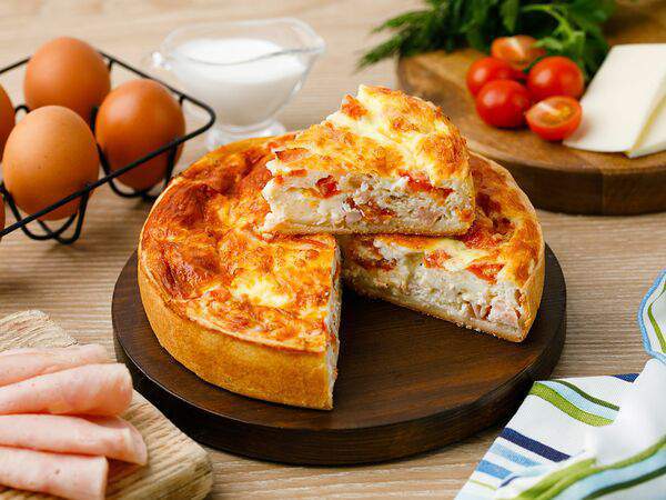 Джем - Французский киш с ветчиной и томатами