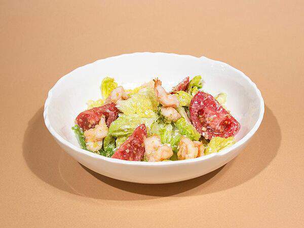 МА: Грузия + Италия - Салат Цезарь с креветками