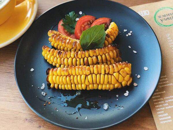 Кофейня Зеленая Улица - Кукурузные рёбрышки гриль с ароматным маслом