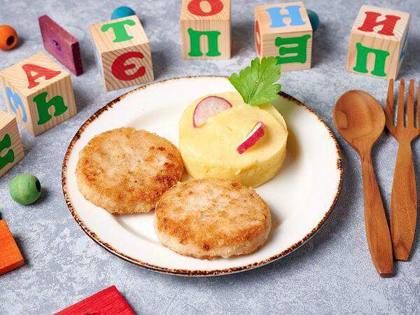 Батони - Рыбные котлеты с пюре Д. м