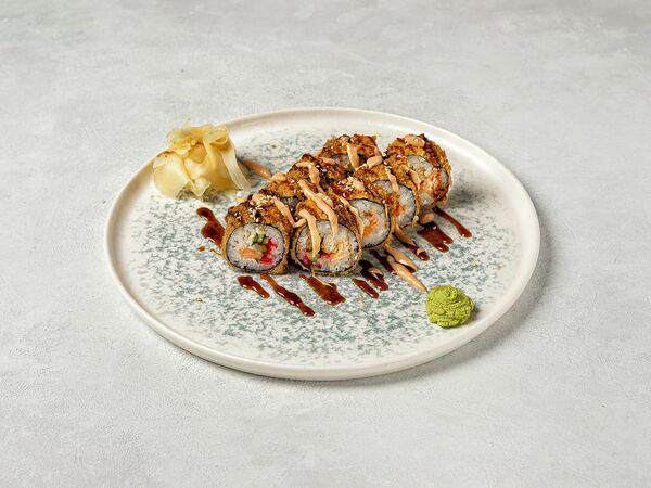 Гастробар Море - Ролл с угрём и лососем